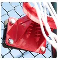 Cerceau de basketball professionnel robuste FIBA, portable, pour extérieur, avec système de sécurité anti-chute, pour compétition