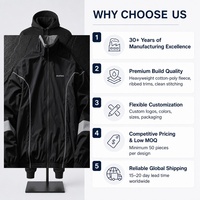 Veste coupe-vent pour homme à col montant, logo personnalisé, imperméable, en polyester, fermeture éclair intégrale, panneau contrastant, style vintage, streetwear hip-hop