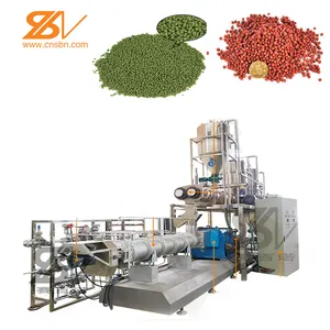 Extrusora de precio de fábrica Saibainuo de 1000 kg/h para planta de maquinaria de procesamiento de línea de producción de alimentos para peces a la venta