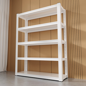 Utility <b>Racks</b> Five Layers And Above Steel Storage <b>Rack</b> Garage Standing Type Adjustable Neatening Storage - Product Image 1