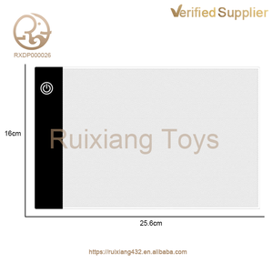 <span class=keywords><strong>Tablette</strong></span> ultra-mince A5 avec lumière LED, <span class=keywords><strong>tablette</strong></span> de taille mini, pavé de traçage pour enfants, <span class=keywords><strong>dessin</strong></span>, écriture, croquis, matière plastique à intensité variable - Product Image 3