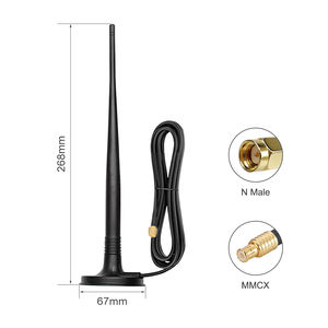 Магнитная антенна дальнего действия для GSM 2G 3G 4G LTE 698-960 мГц 1710-2690 мГц с вертикальной и линейной поляризацией - Product Image 2