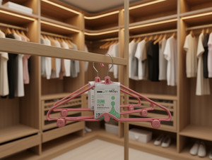 Y37-663 Appendiabiti in Plastica Leggeri per Armadio, Set da 10 Pezzi - Product Image 2