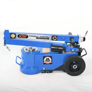 Grosir peralatan hidrolik baja kualitas tinggi Lengan lipat berlapis krom 50t Jack pneumatik mobil Jack CE bersertifikat - Product Image 1