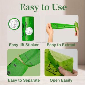 Leak Proof Lavender Scented Biodegradable Dog Poop Bags Eco Friendly Pet Waste Bag Supplier - Product Image 3