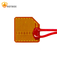 Chauffe-plat flexible en film polyimide avec adhésif pour batterie au lithium et PCB, lamination en usine permettant de gagner de l'espace