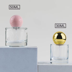 Élégant flacon de <span class=keywords><strong>parfum</strong></span> en verre rond transparent de 30 ml 50 ml avec bouchon sphère or/rose et pulvérisateur pour <span class=keywords><strong>parfum</strong></span> de femme - Product Image 6