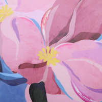 Peinture sur toile Homco en gros, art mural moderne, salon, mariage, taille personnalisée, peinte à la main, multicolore, cadre personnalisé
