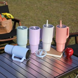 Nuevo Vaso Térmico de Acero Inoxidable 304 con Aislamiento al Vacío, para Coche, con Asa, 40 Oz, 6-12 Horas de Rendimiento Térmico, Logotipo Personalizable - Product Image 1