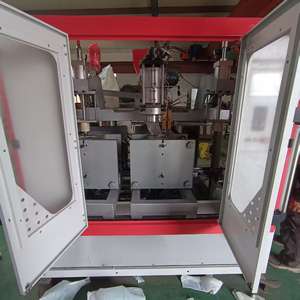 เครื่องอัดรีดพลาสติก HDPE แบบเป่าขึ้นรูป พร้อมเครื่องตัดร้อนสำหรับเครื่องอัดรีดพลาสติกแบบเป่าขึ้นรูปในห้องปฏิบัติการ - Product Image 4