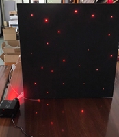 Machine à fibres optiques à double tête 16W avec effets scintillants et changement de couleur RGBW, télécommande RF incluse, pour plafond de voiture et plafond de maison, effet ciel étoilé