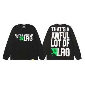 25ss <span class=keywords><strong>COUG</strong></span> Estilo Americano Moda Urbana Marca de Algodón con Estampado Digital Camiseta de Manga Larga Casual de Corte Holgado para Parejas del Mismo Estilo - Product Image 5