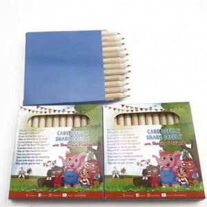 กล่องดินสอพิมพ์โลโก้ตามสั่ง ชุดกล่องดินสอ 12 สี กล่องดินสอสำหรับโปรโมชั่น - Product Image 6