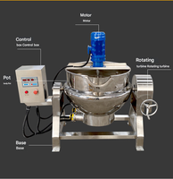 Kleine Bedrijfsmachine 50 L RVS 304 Suikerstroop Kookmachine Datumsstroop Maakmachine