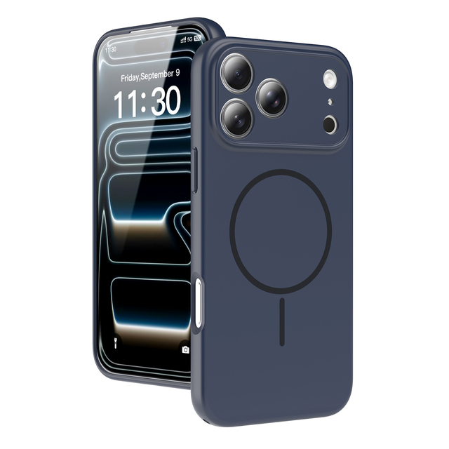 Soft Touch Matte Magnetic Waterproof Wireless Charge 360 Protection Semi Transparent Anti Scratch Premium Phone Case for