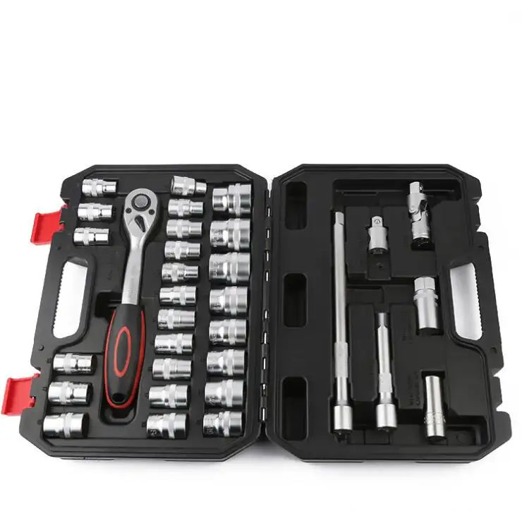 Torque Wrench Sets of Hand tools Universal Socket Hexagon Wrench Keys and Heads Kit
