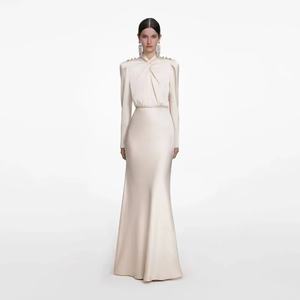 Abito da sera da donna a maniche lunghe con collo alto |   Elegante Abito Aderente da Cerimonia per Matrimoni ed Eventi <span class=keywords><strong>di</strong></span> Gala - Product Image 5