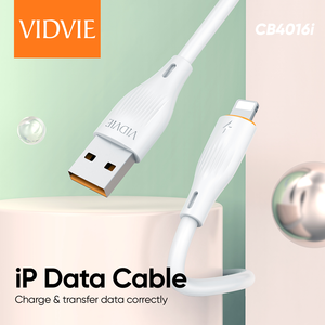 VIDVIE Chất Lượng Cao Chịu Mài Mòn 2.4A Dòng Dữ Liệu Cáp Điện Thoại Di Động TPE USB Nhanh Chóng Sạc Cáp Cho <span class=keywords><strong>Iphone</strong></span> - Product Image 2