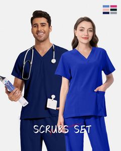 Offre Spéciale : Ensembles de Blouses Médicales Respirantes Unisexe pour Médecins et Infirmières – Tenues Jogger en Tissu Éponge Polyester/Rayonne - Product Image 3