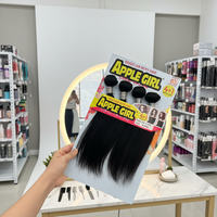 Lot de 4+1 mèches de cheveux bouclés crépus avec closure 4x4, couleur naturelle, pas cher, pour femmes noires