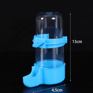 240ml kuş besleyici otomatik kafes asılı papağan besleyici su sebili küçük orta büyük kuş evcil hayvan kafesi aksesuarları için - Product Image 5