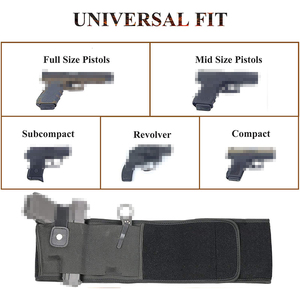 बहु-कार्यात्मक टिकाऊ सामरिक पेट बैंड होल्स्टर नेप्रोन हाथ बंदूक कमर छिपाकर बेल्ट पाउच आउटडोर शिकार के अनुकूल - Product Image 4