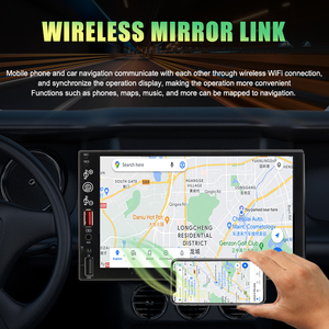 7 polegadas Reprodutor multimídia Carro Com Gps Android Rádio Do Carro Din Áudio Estéreo <span class=keywords><strong>Fm</strong></span> Tela de Toque Carro Android 10 2 Rádio Com Bluet - Product Image 4