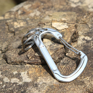 พวงกุญแจอลูมิเนียมอัลลอยด์ล็อคสามชั้น Z W สำหรับกิจกรรมกลางแจ้ง - Product Image 1