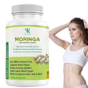 Viên nang Bột lá <span class=keywords><strong>Moringa</strong></span> tùy chỉnh hỗ trợ sức khỏe của bạn với hơn 92 loại vitamin, khoáng chất và chất dinh dưỡng khác nhau. - Product Image 1
