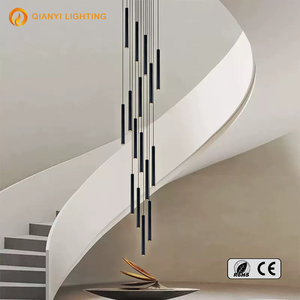 Luci di <span class=keywords><strong>sospensione</strong></span> minimaliste <span class=keywords><strong>a</strong></span> tubo LED in alluminio soggiorno ristorante Hotel Resort di lusso arredamento moderno <span class=keywords><strong>lampade</strong></span> <span class=keywords><strong>a</strong></span> <span class=keywords><strong>sospensione</strong></span> <span class=keywords><strong>a</strong></span> Led - Product Image 2