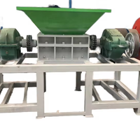 Mesin Penghancur Otomatis Rotor Ganda untuk Penghancuran Limbah Barel, Palet, Karton, dan Tekstil