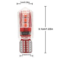 Ancho de luz modificado coche Led lente bombilla T10 lámpara pequeña Super brillante coche luces exteriores luces de circulación General al por mayor