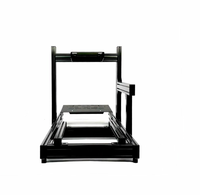 Nouvelle structure de simulation de course en aluminium, cadre de simulation de course avec siège et support de pédales pour simulateur professionnel