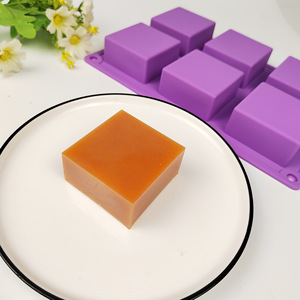 Hot Sell High Quality Handmade Six-cavity Rectangular and Square Silicone <strong>Cake</strong> Mould Handmade Soap Drip Mould <strong>Cake</strong> <strong>Tools</strong> - Product Image 5