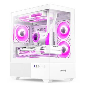 Glass Side Panel Middle Tower MATX/ ITX <strong>Custom</strong> Gaming <strong>Desktop</strong> <strong>Computer</strong> <strong>Case</strong> PC Box - Product Image 5