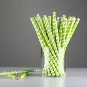 Pajitas de papel personalizadas de 12mm biodegradables SOTON, compra a granel, pajitas para beber Pastel blancas y negras ecológicas para Boba - Product Image 4