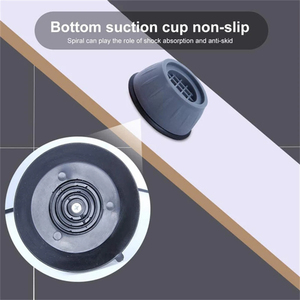 Nouvelles patins anti-vibration pour machine à laver, pieds en caoutchouc, tapis anti-bruit universel pour meubles - Product Image 3