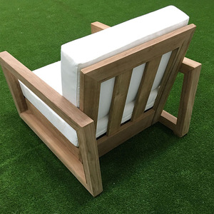 Sofá de madera de <span class=keywords><strong>teca</strong></span> silla individual uso de muebles de exterior uso de muebles de jardín de patio - Product Image 2