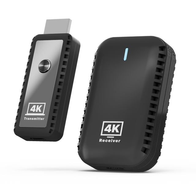 HOOMC 4K Wireless HDMI Plug and Play Support Wireless HDMI Transmitter and Receiver 5GHz for Streaming Video