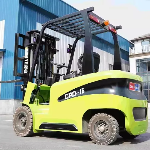 Küçük elektrikli forklift kağıt rulosu kelepçe pil/lityum fork lift elektrikli mini 1ton 2ton elektrikli forklift