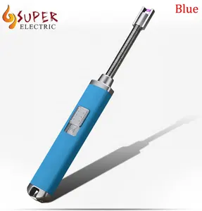 Wholesale Classic Designed Stylish Rechargeable BBQ Candle Flameless Kitchen USB Windproof Lighter
