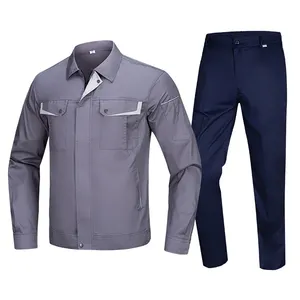 Vestito da lavoro su misura coprire tutti i vestiti da lavoro ingegnere edile uniformi da lavoro per gli uomini Workwear tessuto