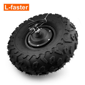 En Stock en EE. UU. y Almacén en Europa Kit de Motor Eléctrico de Baja Velocidad con Engranaje para <span class=keywords><strong>Carretilla</strong></span> o Scooter 24V 36V 48V 350W con <span class=keywords><strong>Rueda</strong></span> Todoterreno de 14.5 Pulgadas - Product Image 4