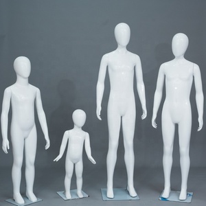 Mannequins Enfants Corps Entier Blanc Éclatant pour Vitrines, Présentoirs, Prises de Vue de Vêtements pour Enfants, Supports de Poupées – En Stock - Product Image 3