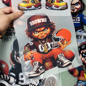 Dtf Nfl Truyền Nhiệt Phim Hoạt Hình Nhân Vật Màn Hình In Chuyển Vinyl Sticker Dtf Chuyển Thiết Kế Sẵn Sàng Để Báo Chí Sắt Trên - Product Image 6