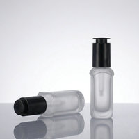 Flacon compte-gouttes en verre de 30 ml (1 oz) avec boîte, pompe dorée, fournisseur d'usine, emballage de luxe pour sérum et huile, vente en gros