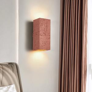 Lampe murale de style japonais minimaliste Wabi-Sabi, design original, luminaire d'éclairage d'ambiance pour chambre à coucher, chevet, escalier, couloir - Product Image 5