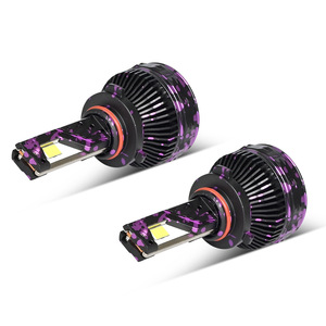 Ampoule de phare LED camouflage 180W pour voitures Nouveau tube à quatre cuivre intégré de loin 6000k lumière LED Plug Play Compatible H4 H7 12v - Product Image 3