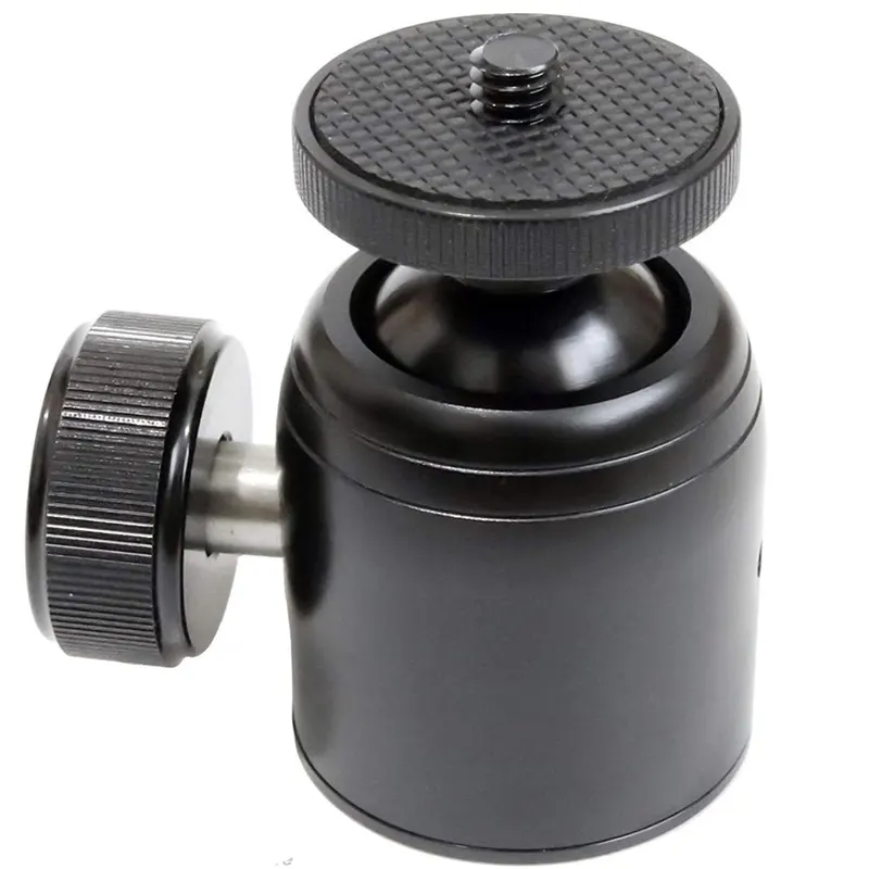 Kamera Profesional 1/4 Inci Putar Mini, Bola Tripod Mini untuk Kamera DSLR