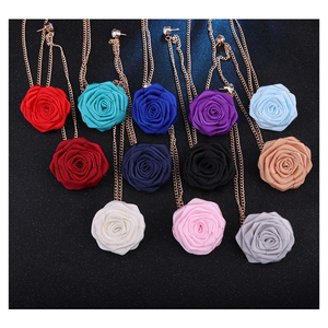 Broche de Flores para Hombre, Pin de Solapa para Traje, Tela de Satén de Seda para Boda, <span class=keywords><strong>Barato</strong></span> al por Mayor - Product Image 1
